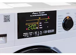 Pinnacle Large super combo washer-dryer 15lbs silver