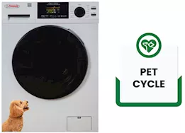 Pinnacle Large super combo washer-dryer 15lbs white