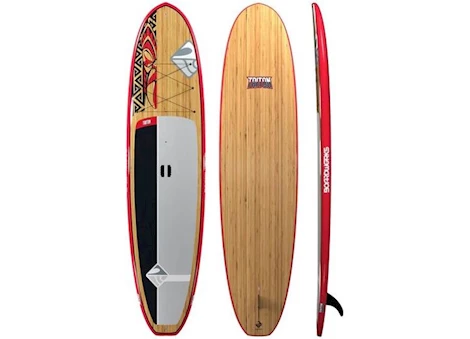 Boardworks Triton 11’6” All-Around SUP - Red, Grey, Bamboo