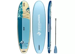 Boardworks SHUBU Kanaloa 10’4” Inflatable Paddleboard - Bamboo/Blue