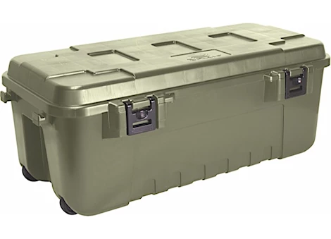 PLANO LARGE SPORTSMAN’S TRUNK WITH WHEELS- 108 QUART, O.D. GREEN