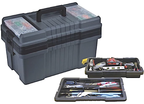 Plano 22in pro-contractor grab n go toolbox-silver gray Main Image