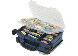 Plano 395210 double cover 2 sided satchel blue/clear