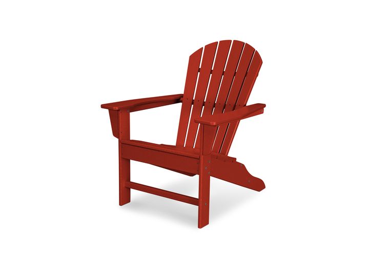 POLYWOOD South Beach Adirondack Chair - Crimson Red