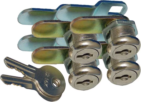 Prime Products 5/8IN STANDARD KEY CAM LOCK - 4 PACK