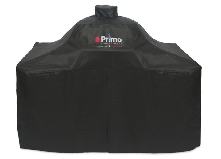 Primo Grill Cover for Primo Round or X-Large Oval Ceramic Charcoal Grills in Cypress Grill Table Main Image