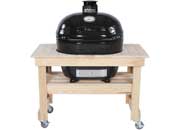Primo Cypress Compact Grill Table for Primo X-Large Oval Ceramic Charcoal Grill Head