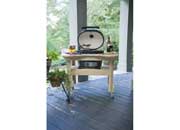Primo Cypress Grill Table for Primo Junior Oval Ceramic Charcoal Grill Head