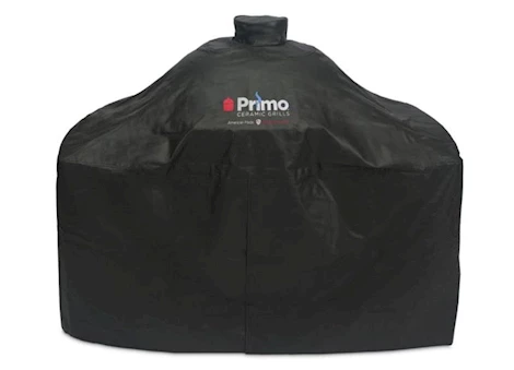 PRIMO GRILL COVER FOR PRIMO LARGE OR X-LARGE OVAL CERAMIC CHARCOAL GRILL HEAD IN CART W/ ISLAND TOP