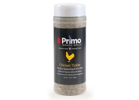 Primo Chicken Tickler Poultry Seasoning & Dry Rub by John Henry – 11 oz. Bottle