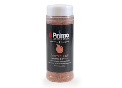 Primo Summer Peach Seasoning & Dry Rub by John Henry – 11 oz. Bottle