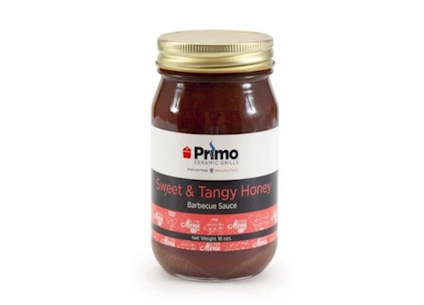 Primo Sweet & Tangy Honey BBQ Sauce by John Henry – 16 oz. Bottle