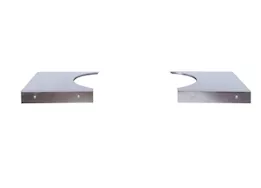 Primo Stainless Steel Side Shelves for Primo Metal Cart Base # PG00318 & Junior Oval Grill Head