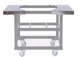 Primo Stainless Steel Side Shelves for Primo Metal Cart Base # PG00368 & Large or XL Grill Head