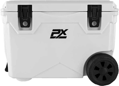 ProMaxx Automotive 50QT SPORTSMAN COOLER WITH WHEELS AND PULL HANDLE WHITE