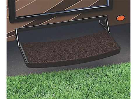 Prest-O-Fit TRAILHEAD UNIVERSAL RV STEP RUG 22 IN. WIDE - GRIZZLY BROWN