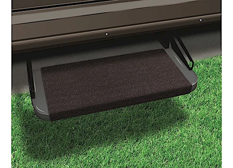 Prest-O-Fit OUTRIGGER RV STEP RUG 18 IN. WIDE - CHOCOLATE BROWN