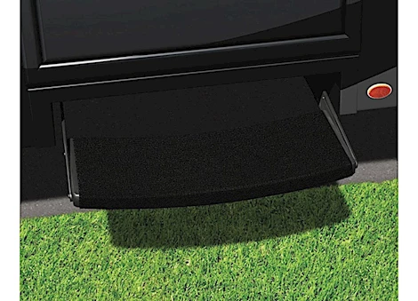 Prest-O-Fit Outrigger universal rv step rug 22 in. wide - black onyx Main Image