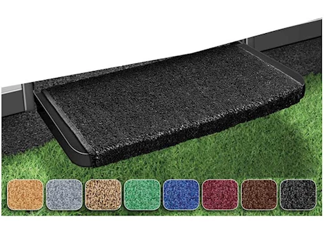 Prest-O-Fit Wraparound + plus step rug (20in wide) - black Main Image