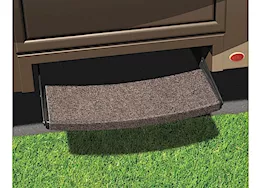 Prest-O-Fit Outrigger universal rv step rug 22 in. wide - walnut brown