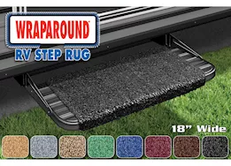 Prest-O-Fit Wraparound step rug (18in wide) - black