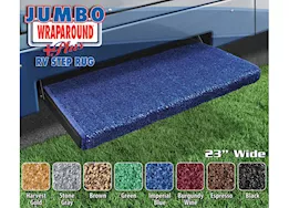 Prest-O-Fit Jumbo wraparound + plus step rug (23in wide) - imperial blue