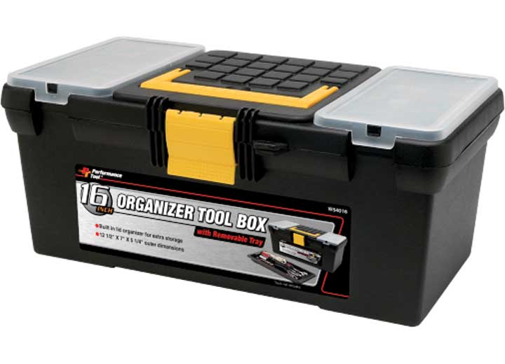 Performance Tool 16in plastic tool box