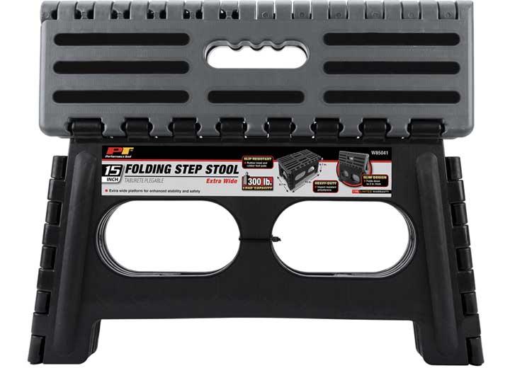 15IN X-WIDE FOLDING STEP STOOL