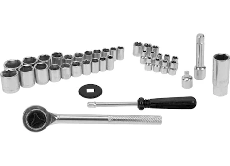 Performance Tool 40PC 1/4IN &3/8IN DR SOCKET SET