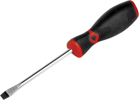 Performance Tool 1/4" x 4" Slotted Screwdriver with Magnet Tip & Ergonomic Non-Slip Molded Grip Main Image