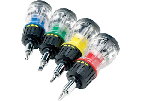 Performance Tool 7 IN 1 STUBBY SCREWDRIVER SET