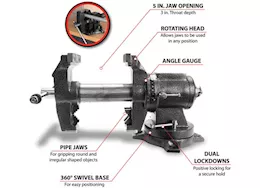 Performance Tool 5in multi-purpose vise