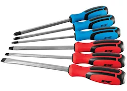 Performance Tool 6 pc go-thru screwdriver set