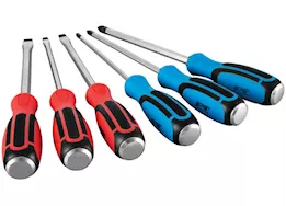 Performance Tool 6 pc go-thru screwdriver set