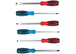 Performance Tool 6 pc go-thru screwdriver set