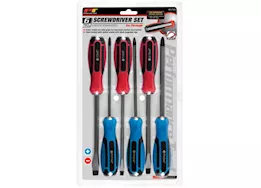 Performance Tool 6 pc go-thru screwdriver set