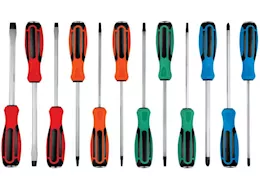 Performance Tool 12 pc go-thru screwdriver set