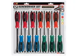 Performance Tool 12 pc go-thru screwdriver set