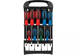 Performance Tool Screwdriver set with rack, 9 pcs