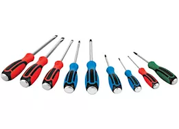 Performance Tool Screwdriver set with rack, 9 pcs