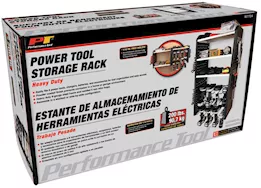 Performance Tool Power tool storage rack, 5-level, 17in