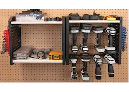 Performance Tool Power tool storage rack, 5-level, 17in