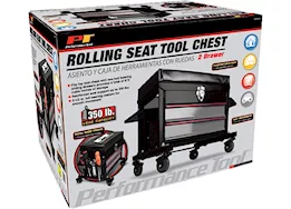 Performance Tool 2 drawer rolling mechanics seat