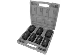 Performance Tool 1/2in dr. axle nut socket set, 7 pc