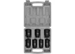 Performance Tool 1/2in dr. axle nut socket set, 7 pc