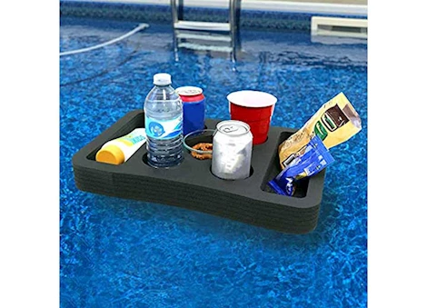 Polar Whale Floating Rectangle Drink Holder Refreshment Table, 17.5"
