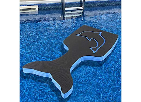 Polar Whale Products FLOATING BLUE AND BLACK SADDLE SEAT 34.5IN DOLPHIN