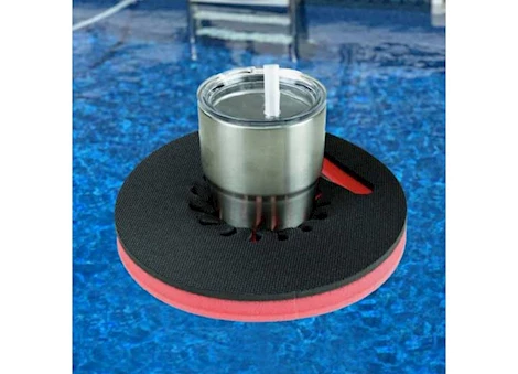 Polar Whale Floating Tumbler Holder, Red/Black, 9.5" Main Image