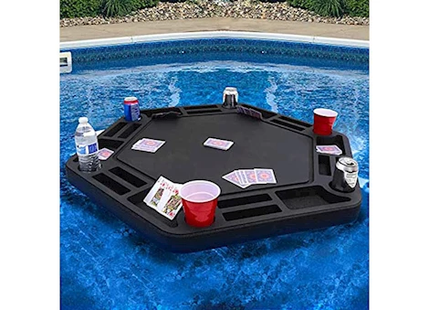 Polar Whale Products FLOATING LARGE POKER TABLE 40.5IN WIDE