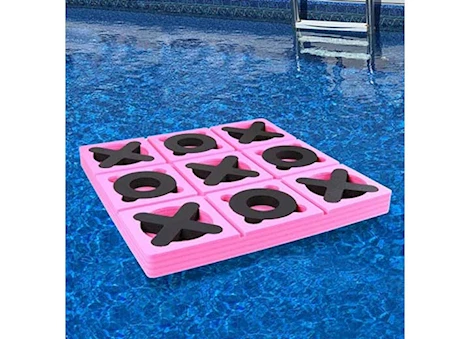 Polar Whale Products FLOATING PINK TIC-TAC-TOE GAME 2FT WIDE